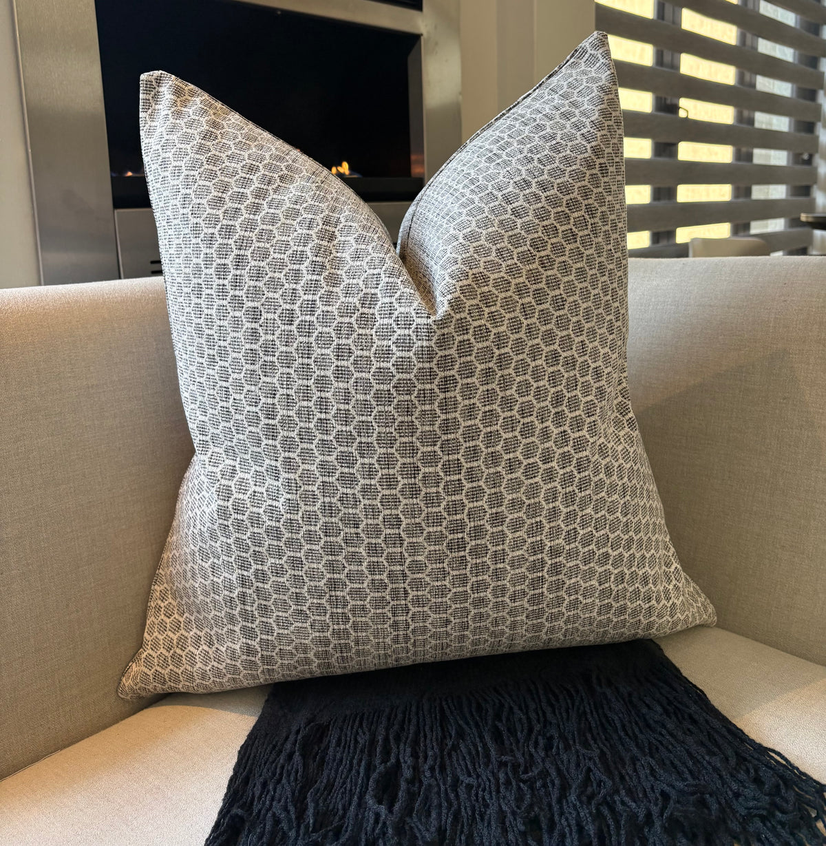 Honeycomb Accent Scatter Cushion