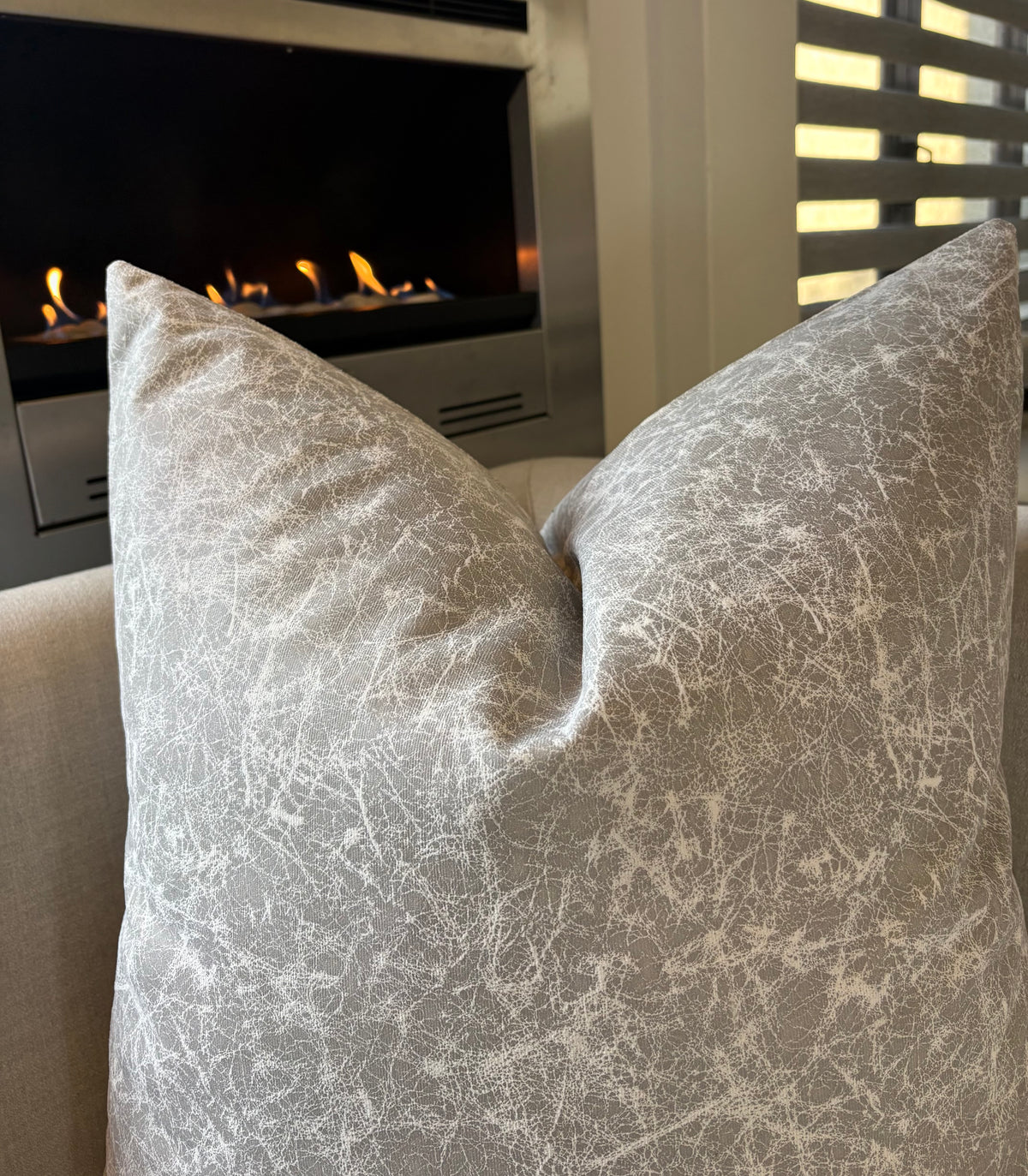 Marble Print Neutral Luxury Scatter Cushion