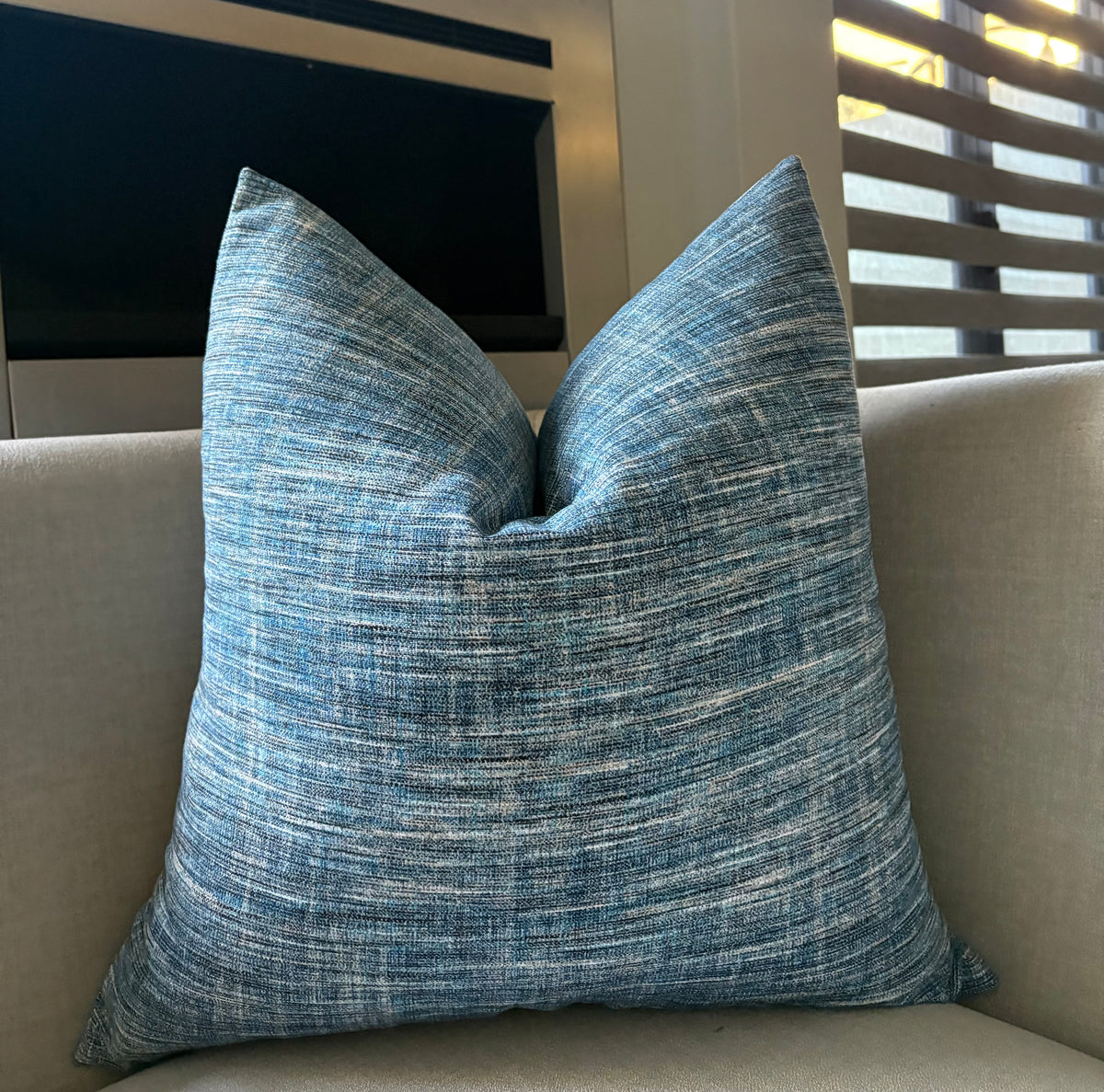 Shades of Blue Woven Scatter Cushion