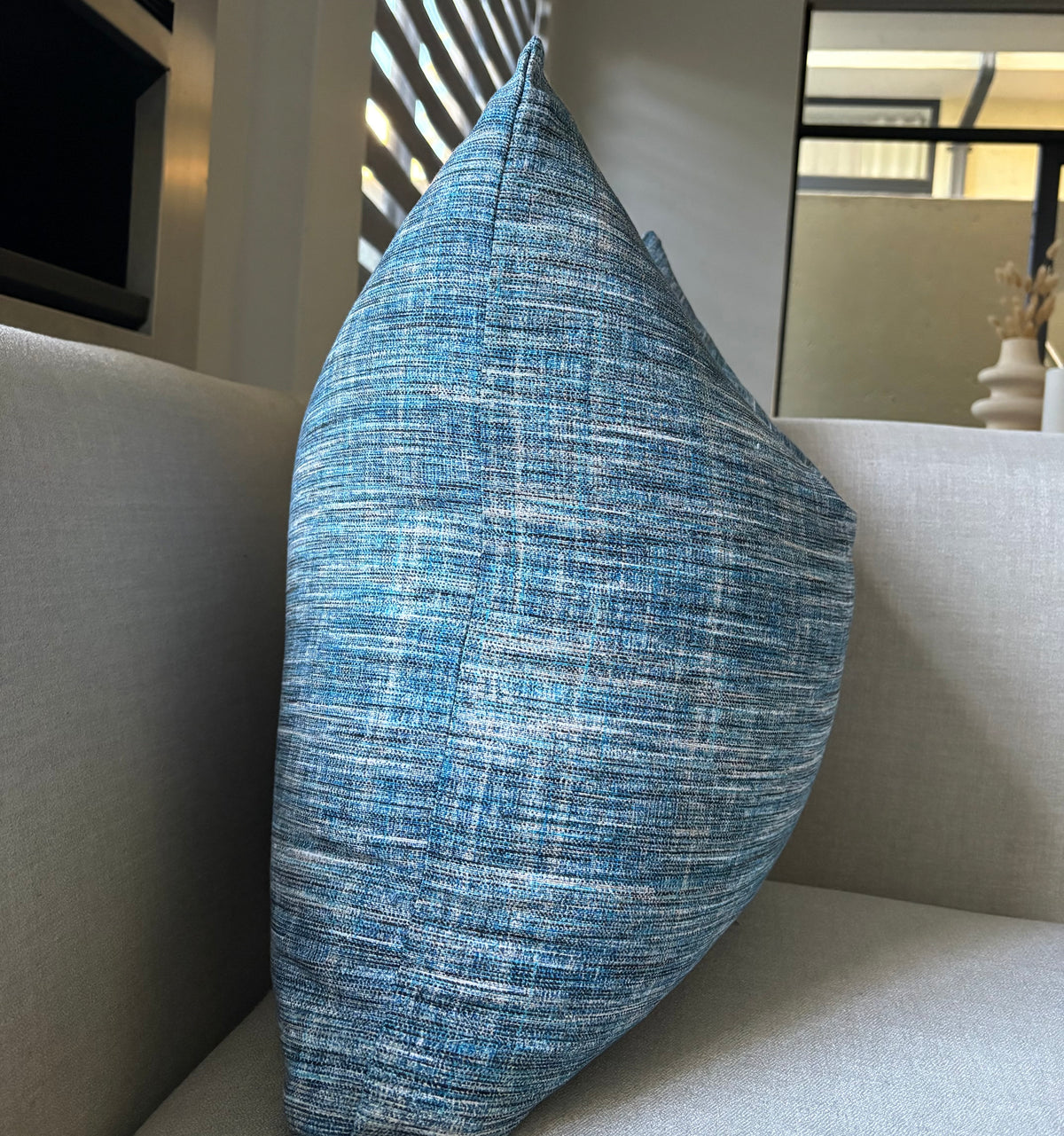 Shades of Blue Woven Scatter Cushion
